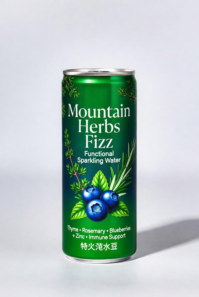 Mountain herbs fizz