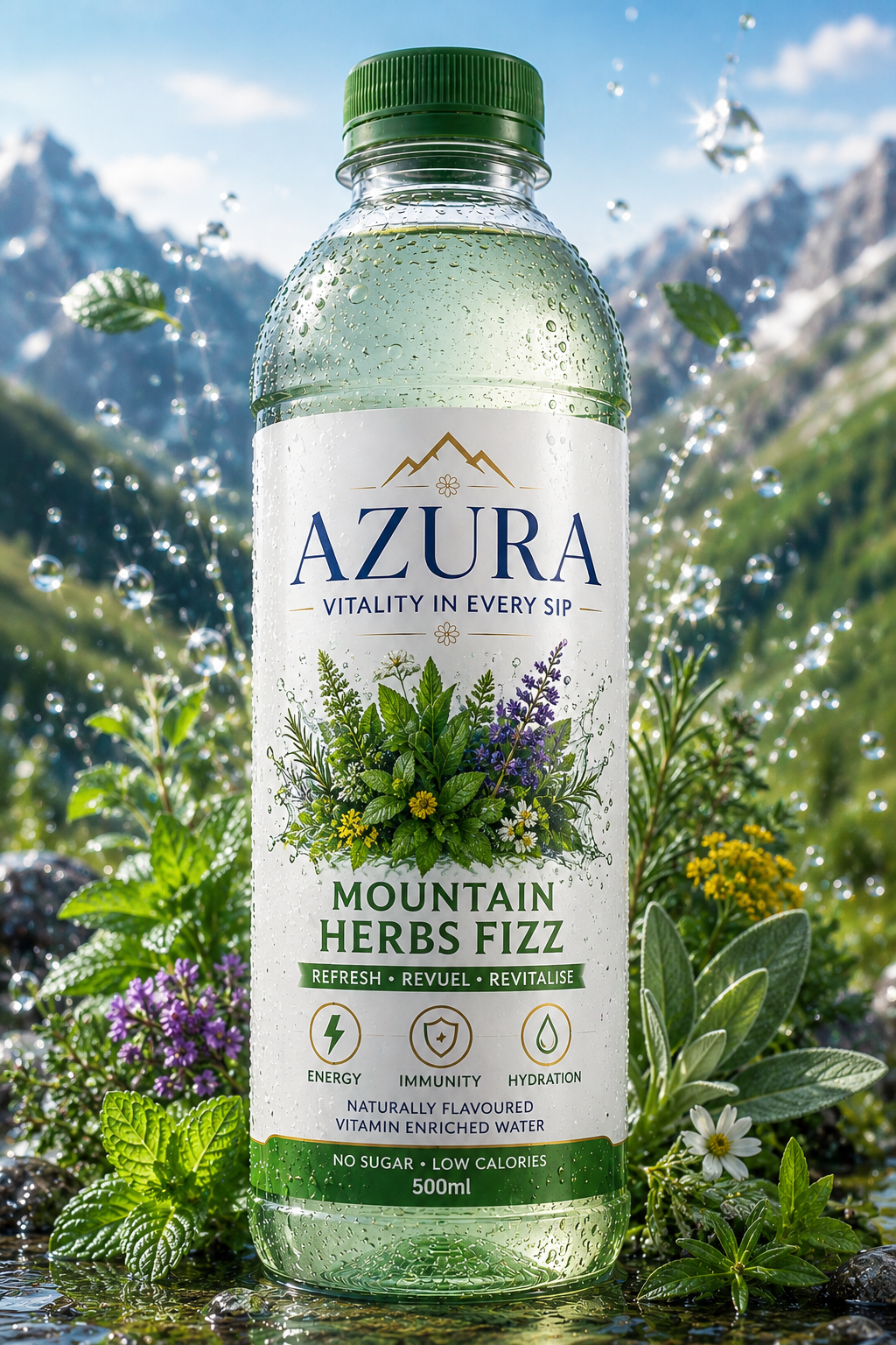 Mountain herbs fizz